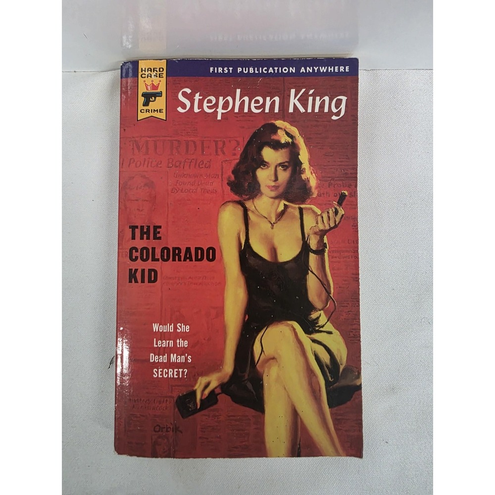 Stephen King The Colorado Kid 2005 1st Edition 1st Printing Hard Case Crime PB